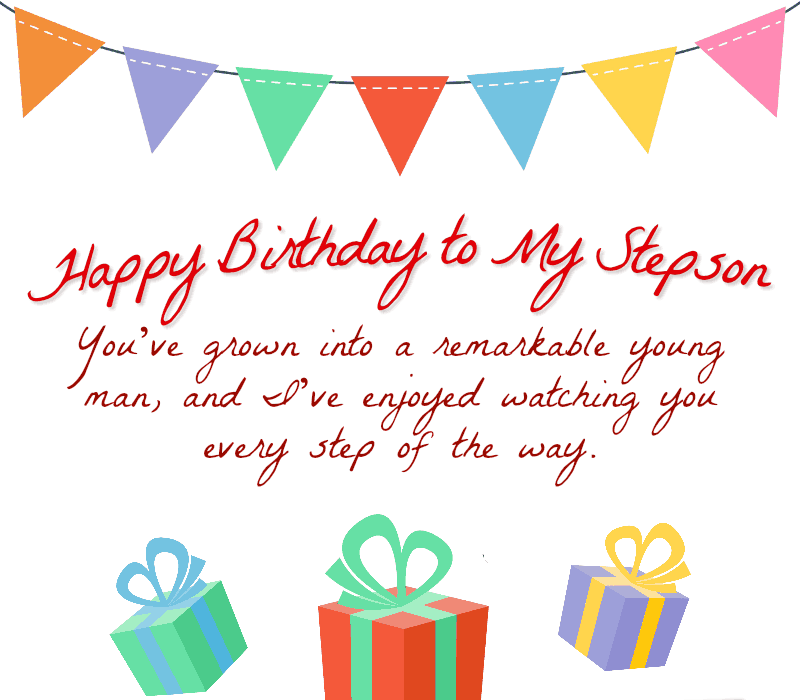   Joyeux anniversaire à mon beau-fils. Tu've grown into a remarkable young man, and I've enjoyed watching you every step of the way.