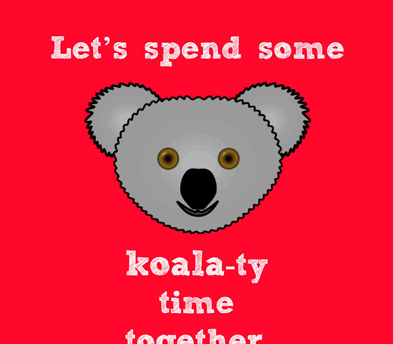 Lase's spend some koala-ty time together.
