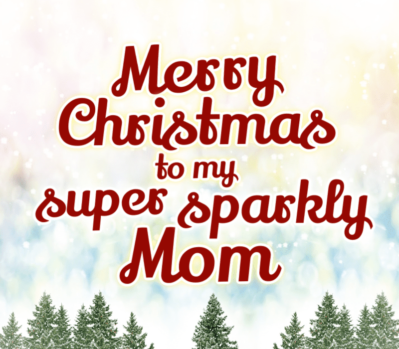 God jul till min superglada mamma!