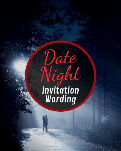 Formulazione dell'invito della data e della notte