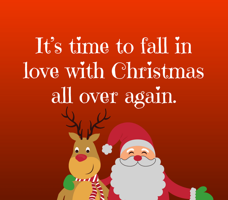 То's time to fall in love with Christmas all over again.