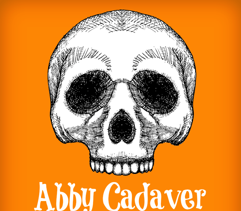  Abby Cadaver (morsomt skjelettnavn for Halloween)